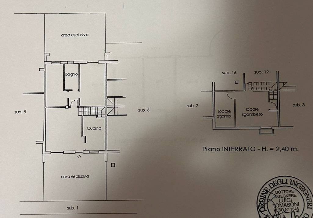 Foto 4 - Three-room apartment VIA PUCCINI
 
8A, Azzano San Paolo - floor plans 1