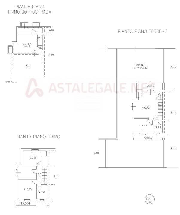 Foto 10 - Semi-detached house Via Francia
 
SNC, Desenzano del Garda - floor plans 1