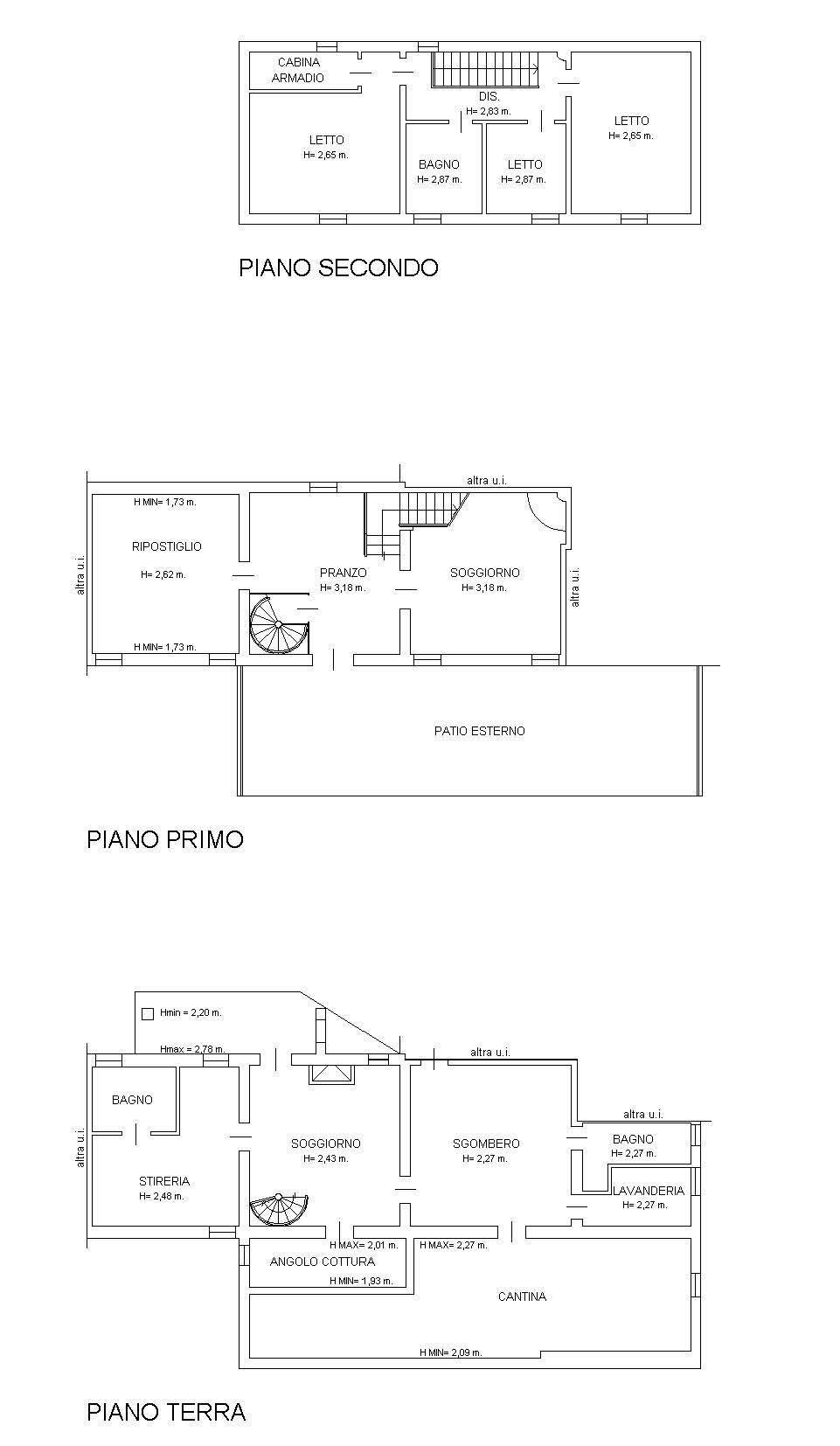 Foto 30 - Casa semi indipendente Via Del Primaro
 
61, Ferrara - planimetria 1