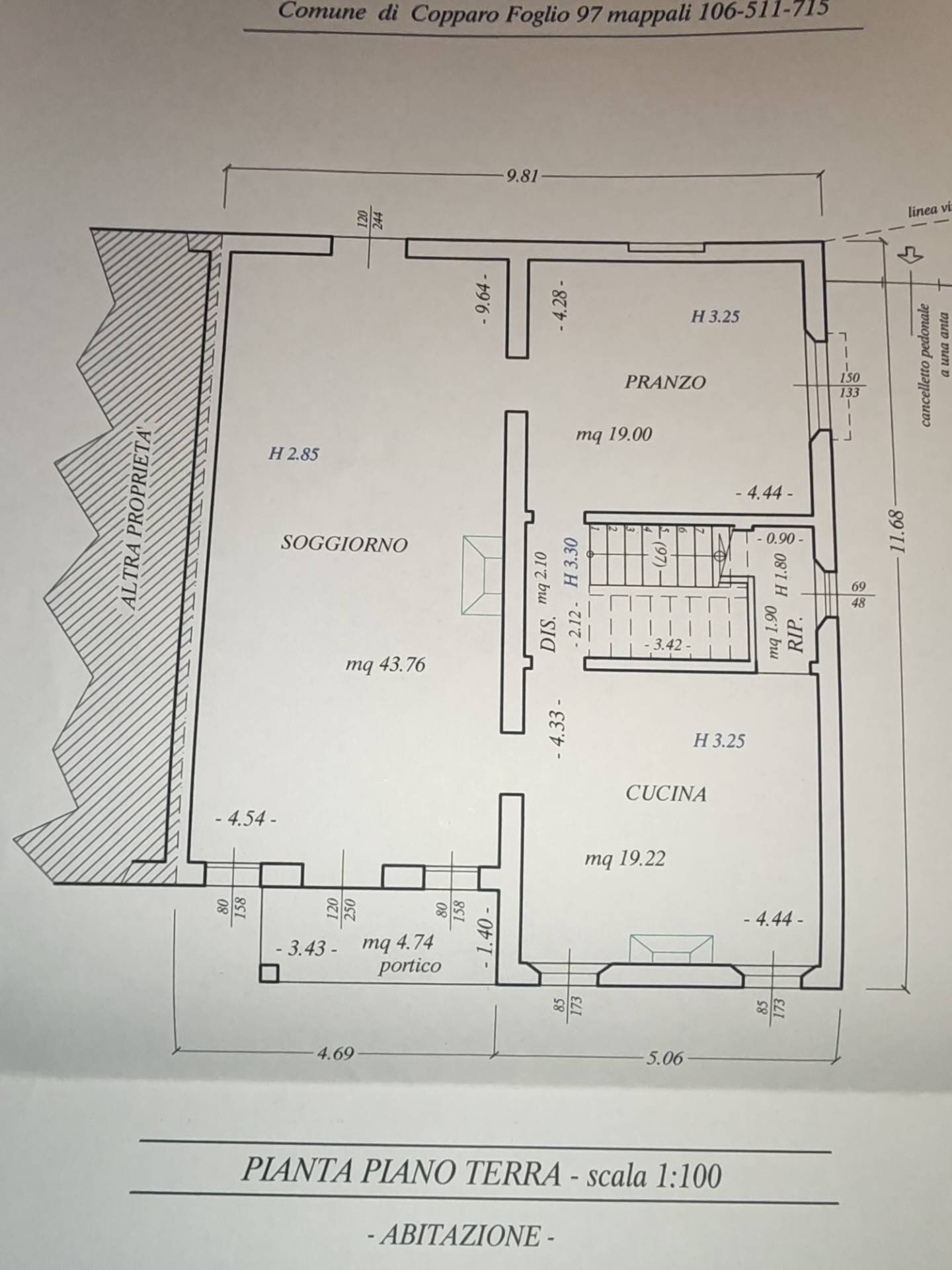 Foto 29 - Villa via Baricorda
 
101, Copparo - floor plans 1