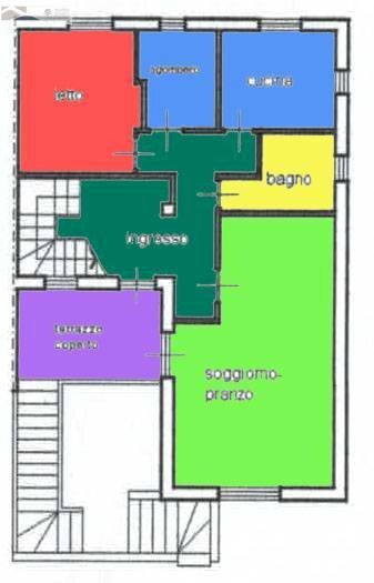 Foto 3 - Apartment via Colombo
 
42, Dorgali - floor plans 1