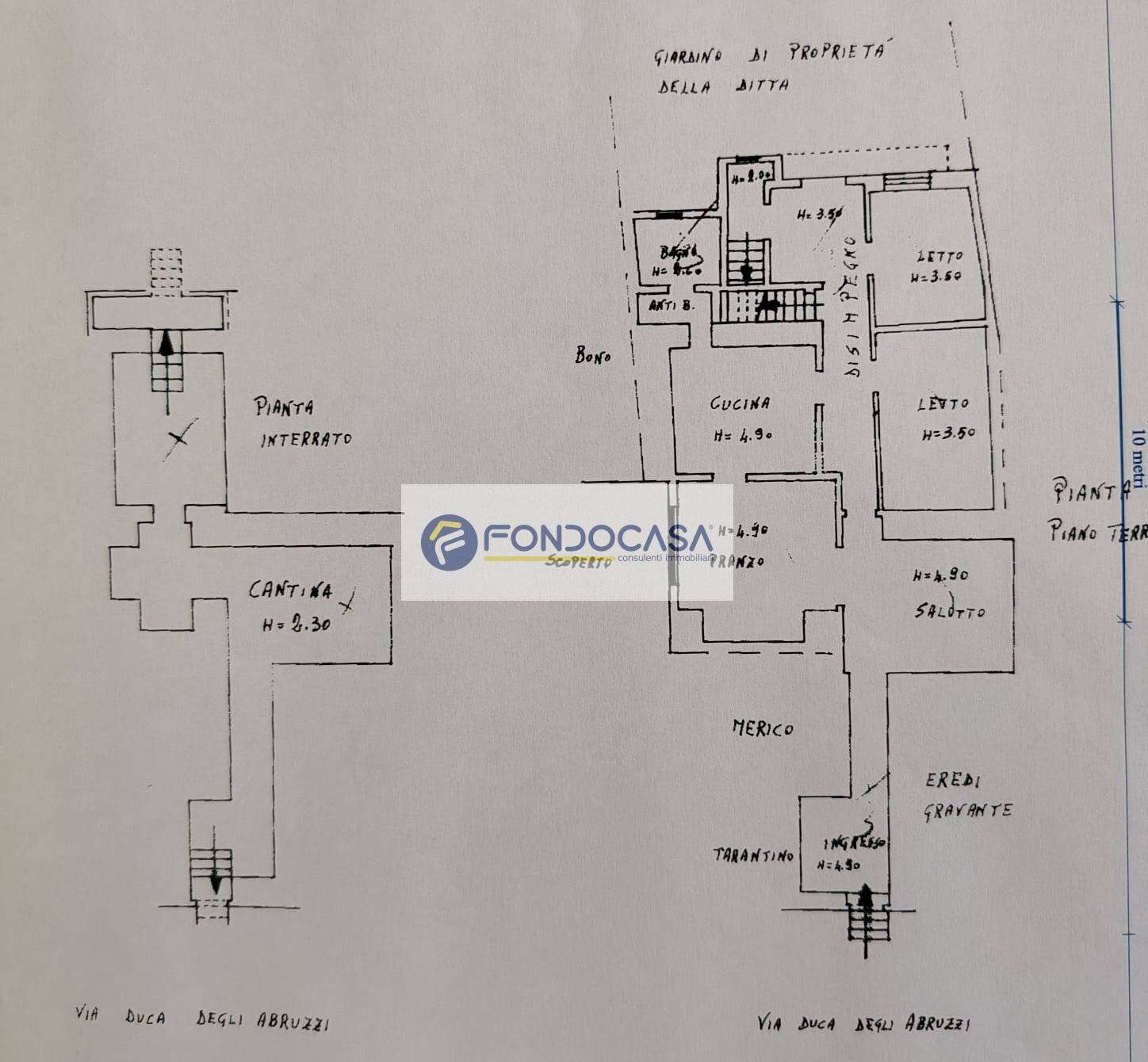 Foto 44 - Independent house Via Duca degli Abruzzi, Poggiardo - floor plans 1