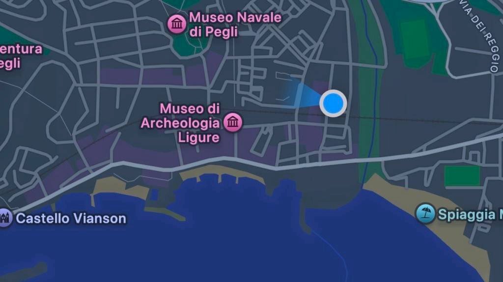 Mappa - Three-room apartment via Piandilucco, Genova (neighborhood Pegli) - photo 2