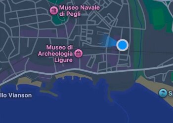 Mappa - Trilocale via Piandilucco, Genova (zona Pegli) - foto 2