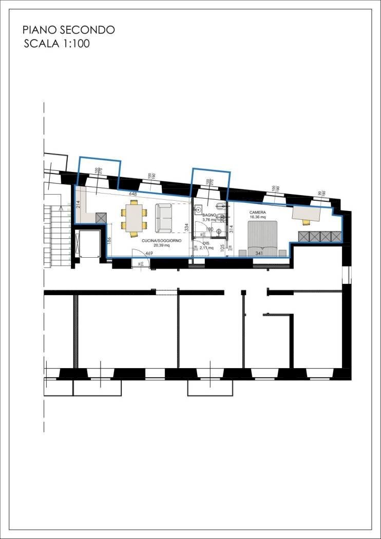 Appartamento via Urbanetto, 8C, Fossano - planimetria 1