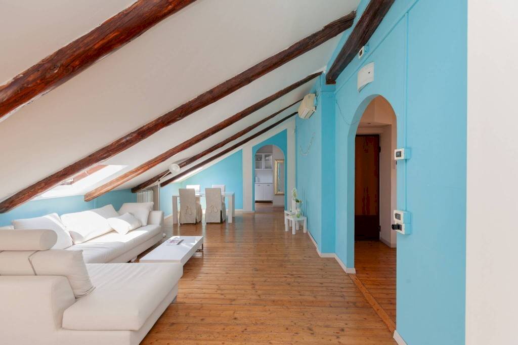 Salone - Attic via Monte Albergian, 6, Torino (neighborhood Cenisia) - photo 1