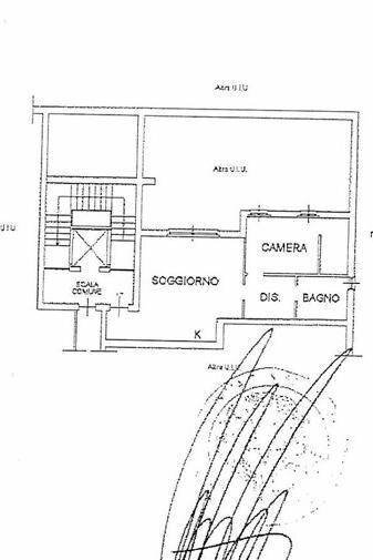 Two-room apartment via Fratelli Dandolo, 6, Seregno - floor plans 1