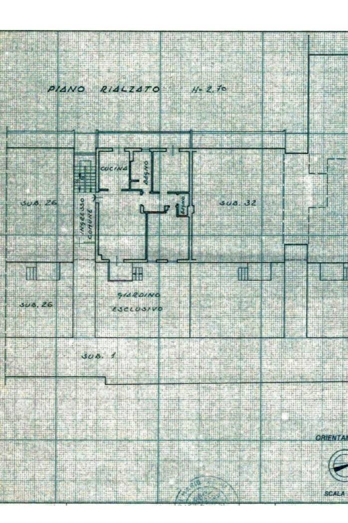Three-room apartment via San Martino Vecchio, Torre Boldone - floor plans 1