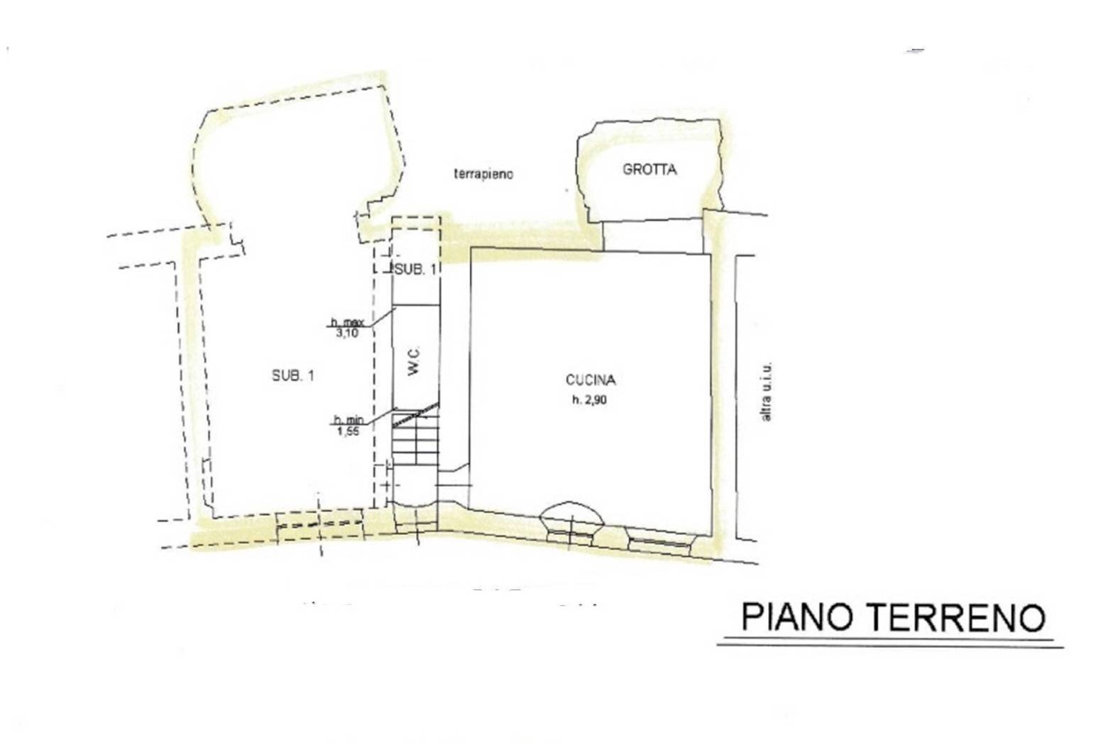 Independent house via Enrico De Nicola, Rosignano Marittimo - floor plans 1