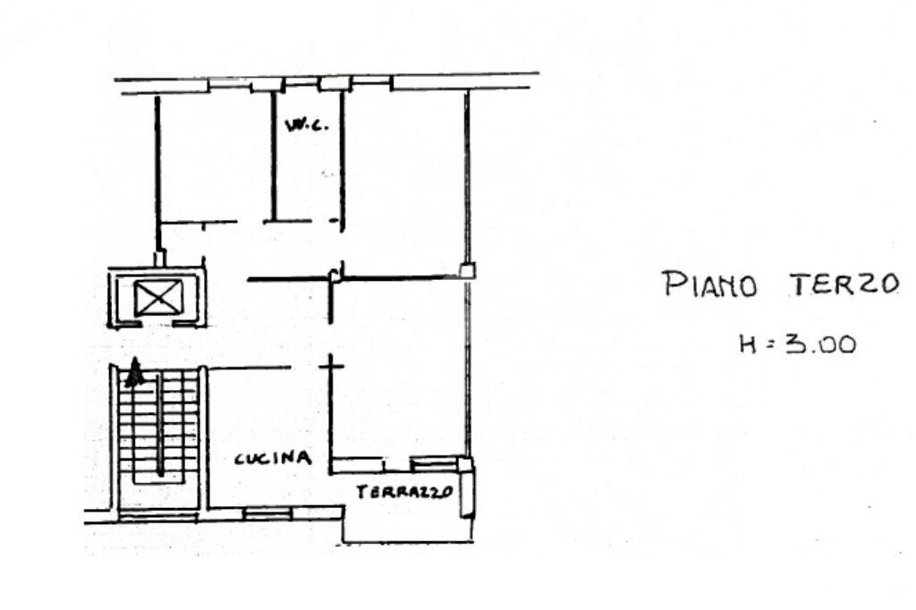 Quadrilocale Piazzale della Stazione, Sestri Levante - planimetria 1