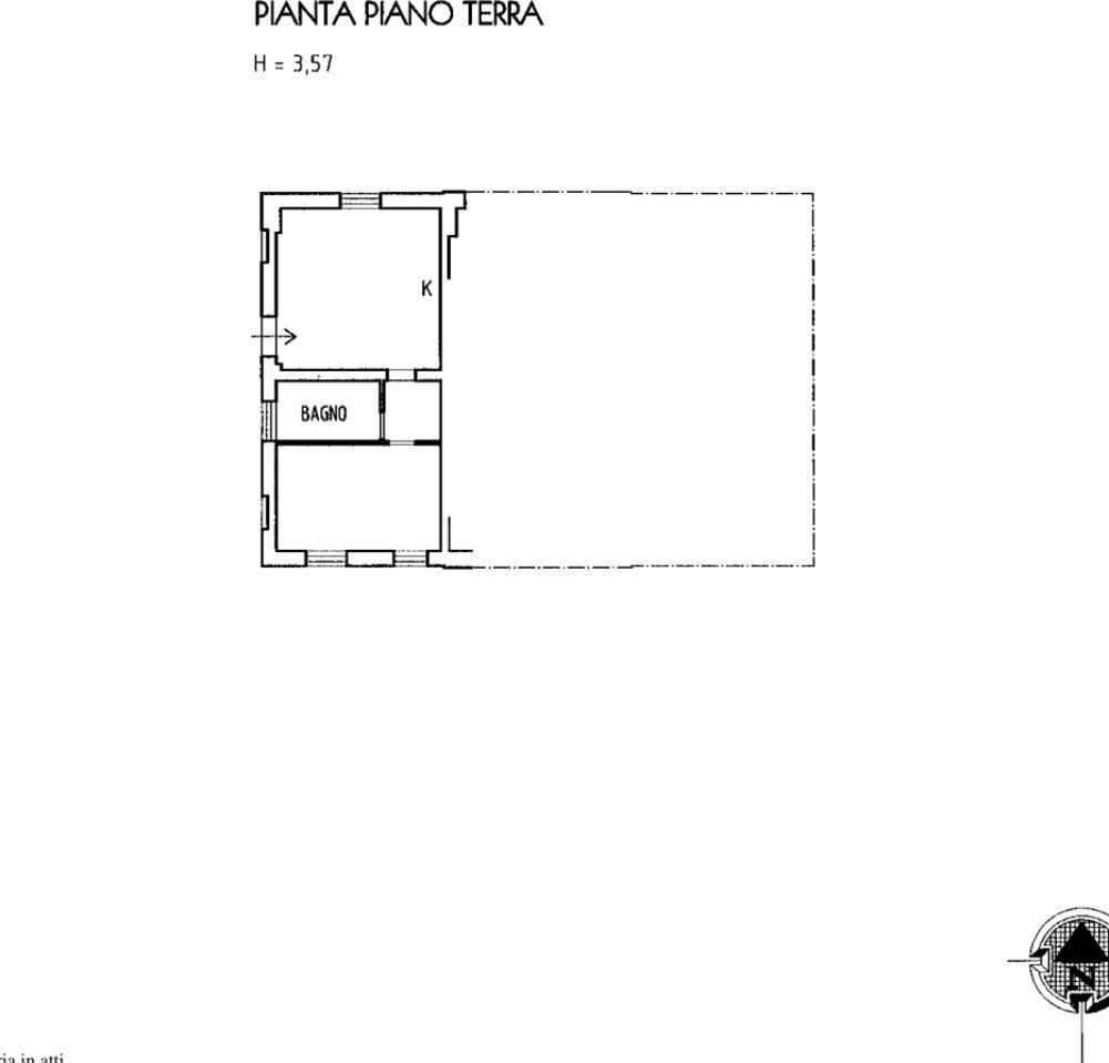 Planimetria_1 - Casale Via Gorizia 39, Cecina - planimetria 1
