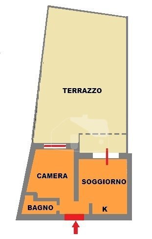 PLAN - Bilocale Corso Imperatrice, Sanremo - planimetria 1
