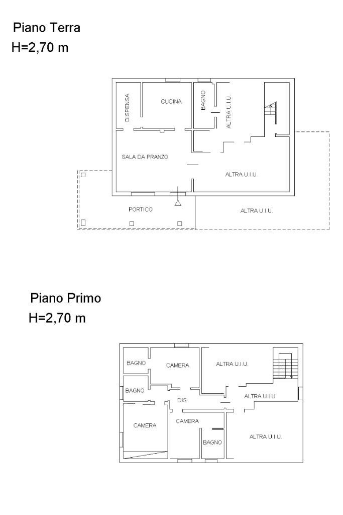 Villa Via Carline, Sala Bolognese - floor plans 1