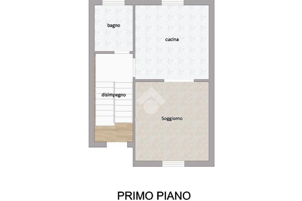 Portion of a house Via lavoro, Molinella - floor plans 1