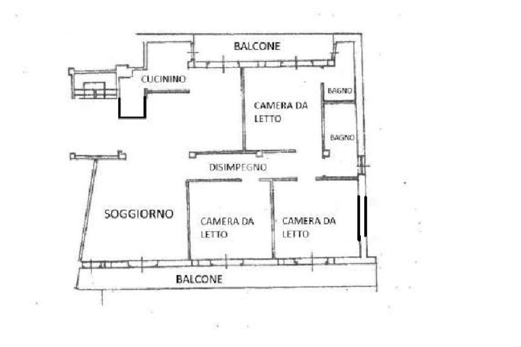 Apartment Via Cesere Battisti, Bagnolo Piemonte - floor plans 1