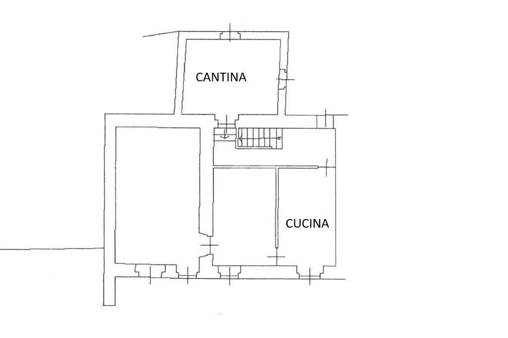 Semi-detached house Via Sant'Anna, Bagnolo Piemonte - floor plans 1