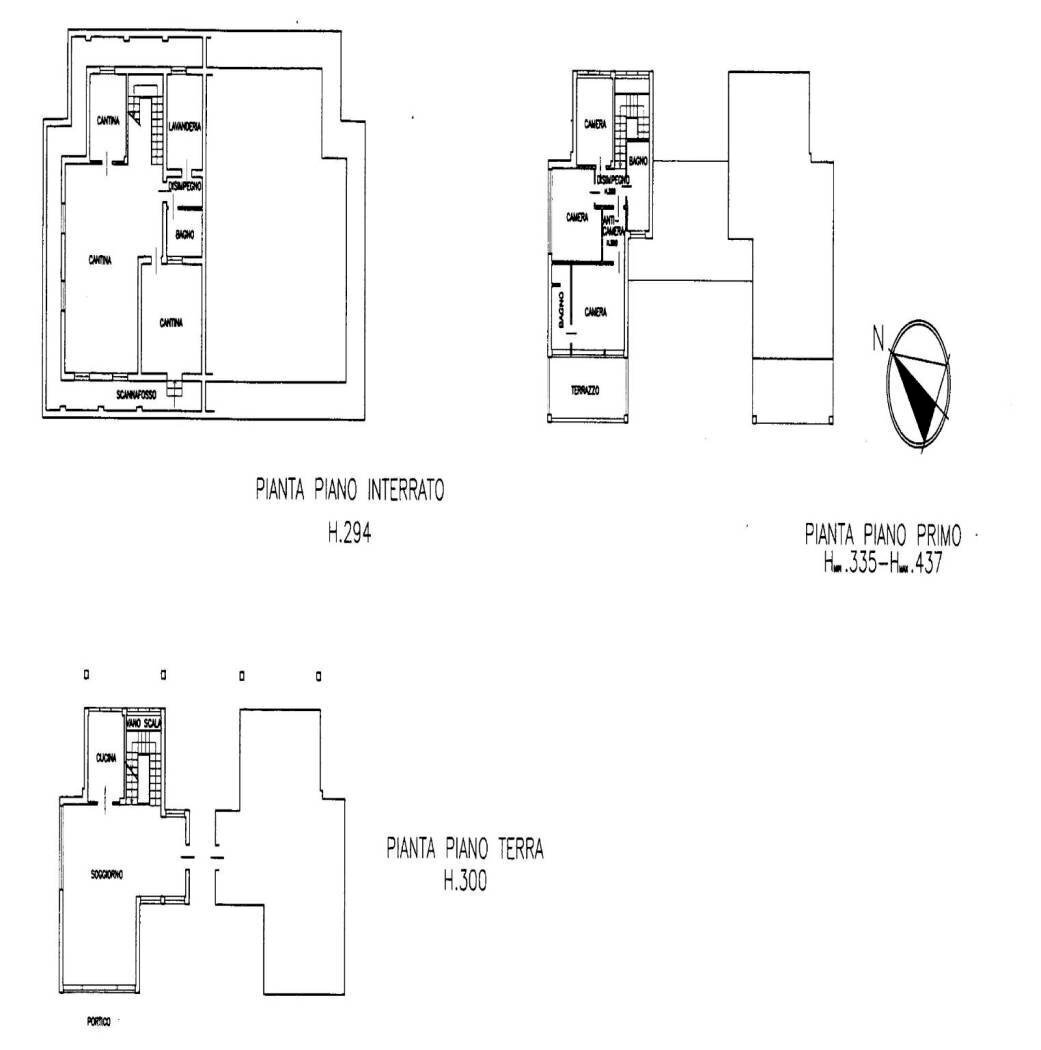 PLAN OK - Single Family Villa Via Cavaioni, Bologna (neighborhood Colli) - floor plans 1