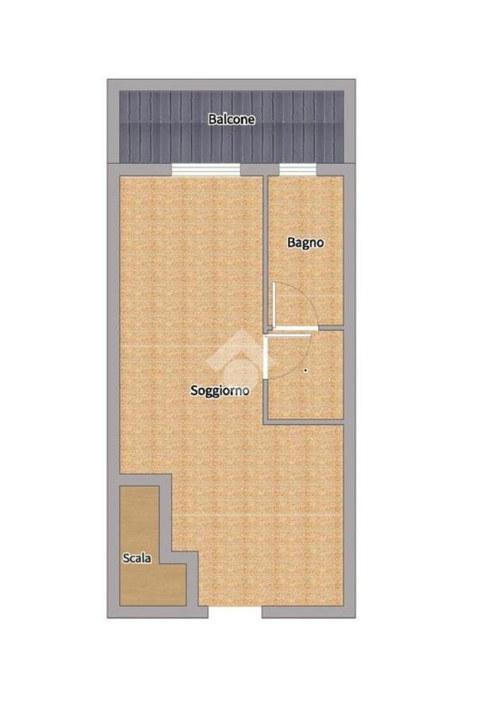 Two-room apartment Via Francesco Rismondo, Milano (neighborhood Baggio) - floor plans 1