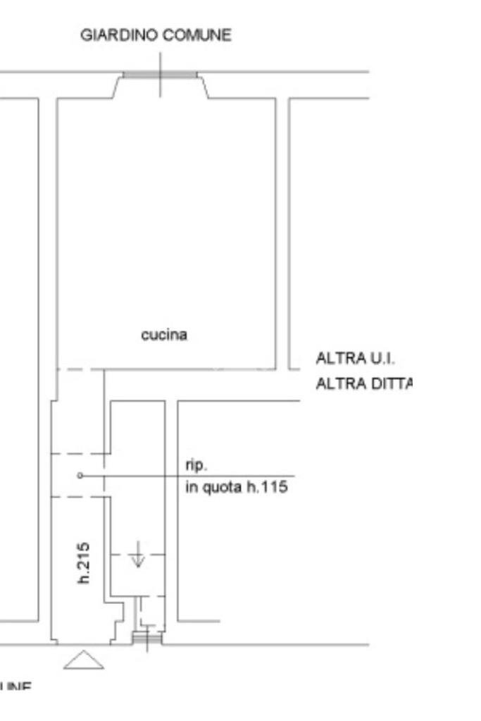 One-room apartment Via Plinio, Milano (neighborhood Città Studi) - floor plans 1