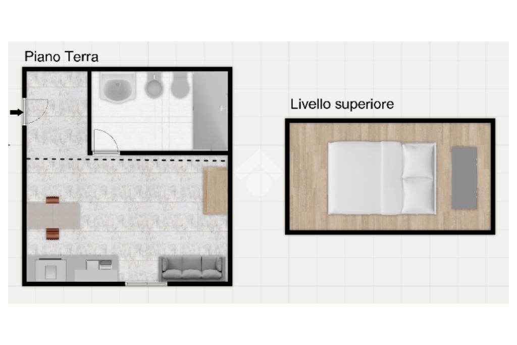 Monolocale Via Ascanio Sforza, Milano - planimetria 1