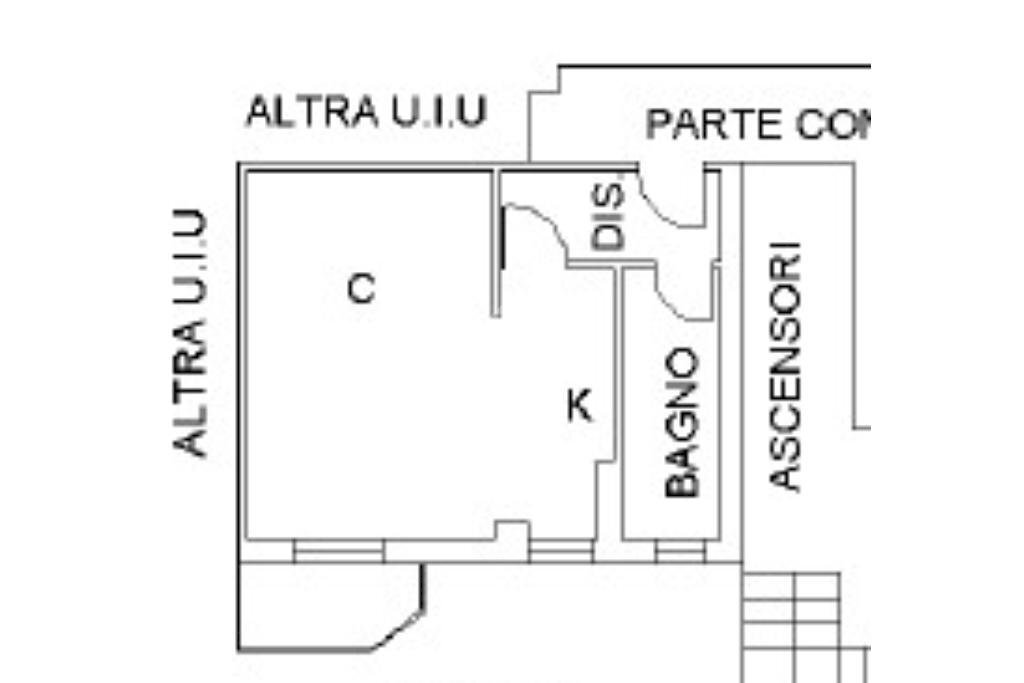 Monolocale Via Luigi Ornato, Milano (zona Niguarda) - planimetria 1