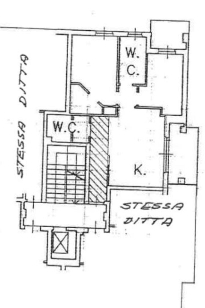 Trilocale Via Santander, Milano (zona Famagosta) - planimetria 1