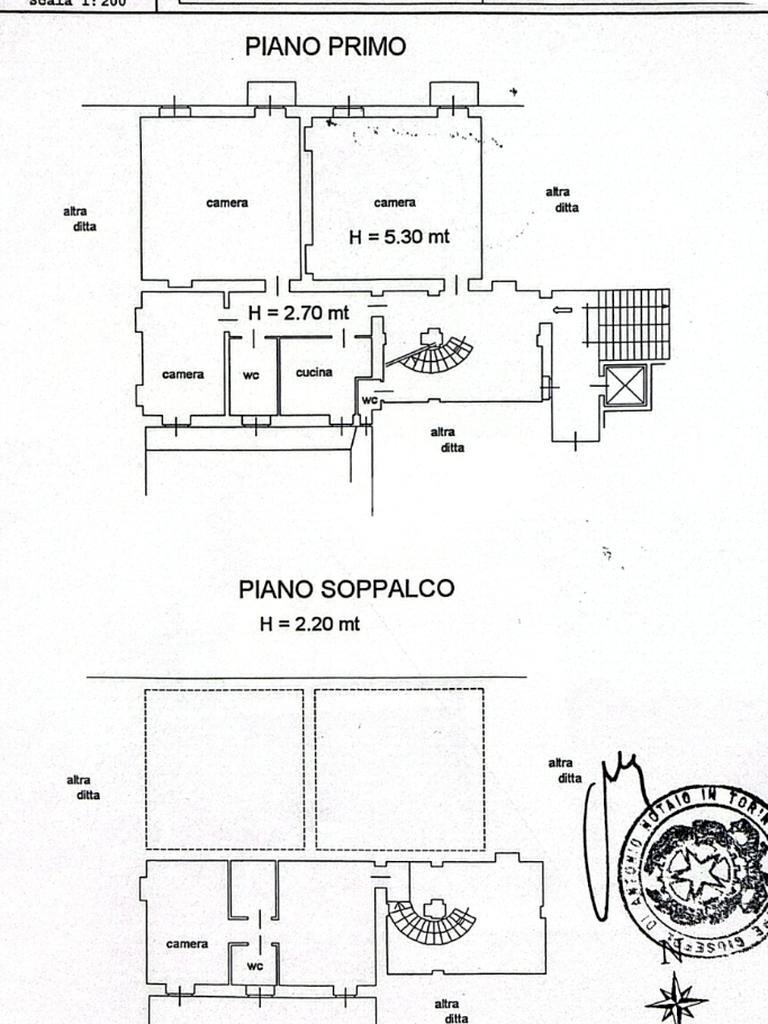 Appartamento Via Cavour, Torino (zona Centro) - planimetria 1