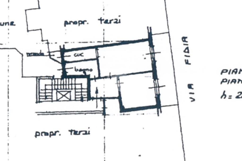 Bilocale Via Fidia, Torino (zona Pozzo Strada) - planimetria 1