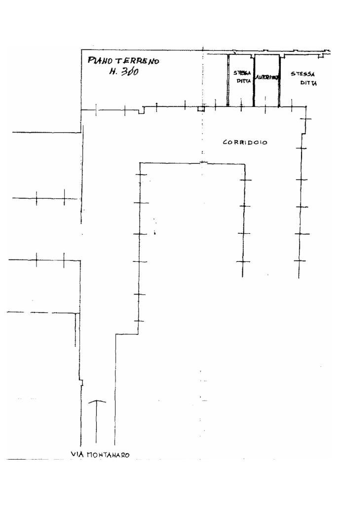Box Via Montanaro, Torino (neighborhood Barriera Milano) - floor plans 1