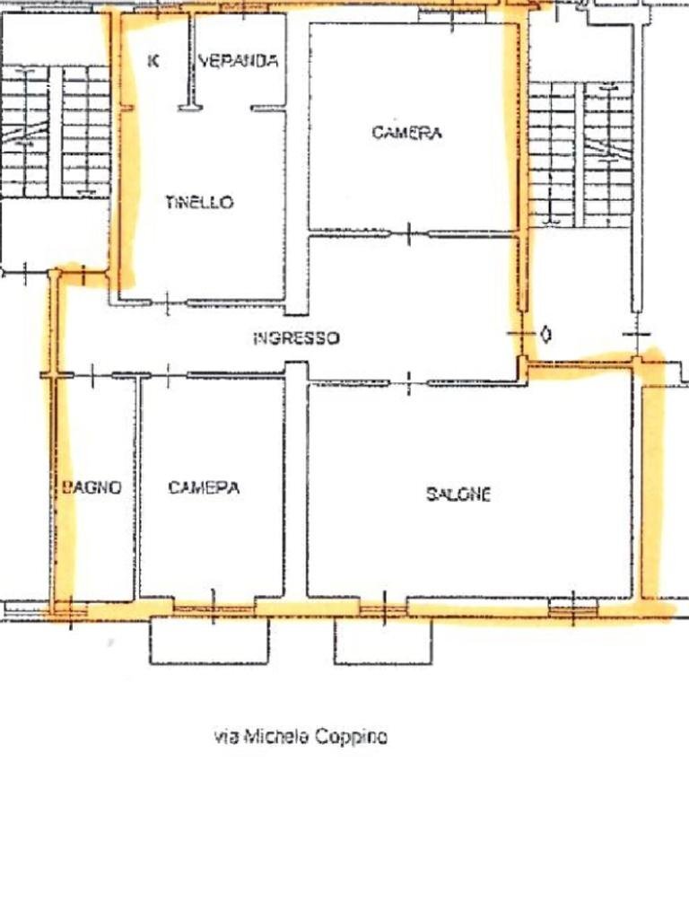 Apartment Via coppino, Torino (neighborhood Borgo Vittoria) - floor plans 1