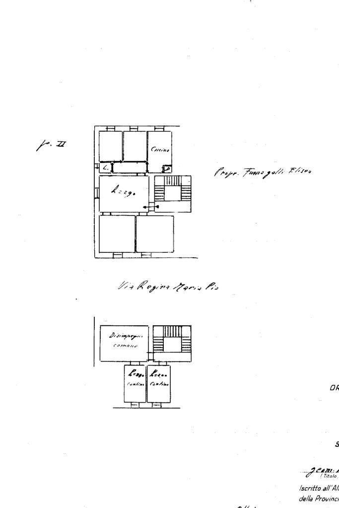 Quadrilocale Via Gattorno, Genova (zona Cornigliano) - planimetria 1