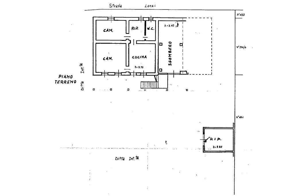 Casa semi indipendente Str. Lonzi, Alessandria - planimetria 1