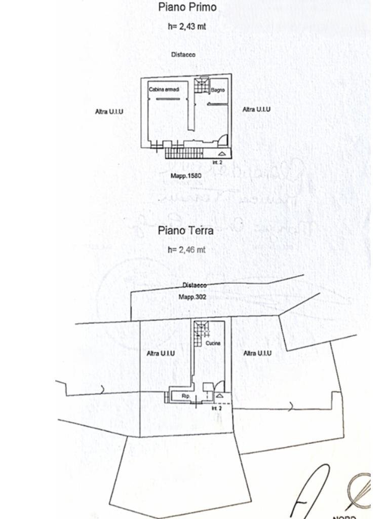 Three-room apartment Località Poggio Favaro, Bogliasco - floor plans 1