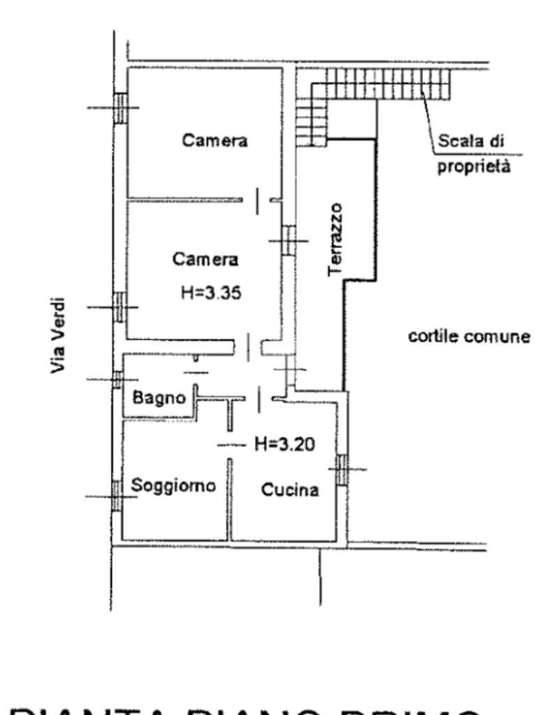 Casa indipendente Via Giuseppe Verdi, Magenta - planimetria 1