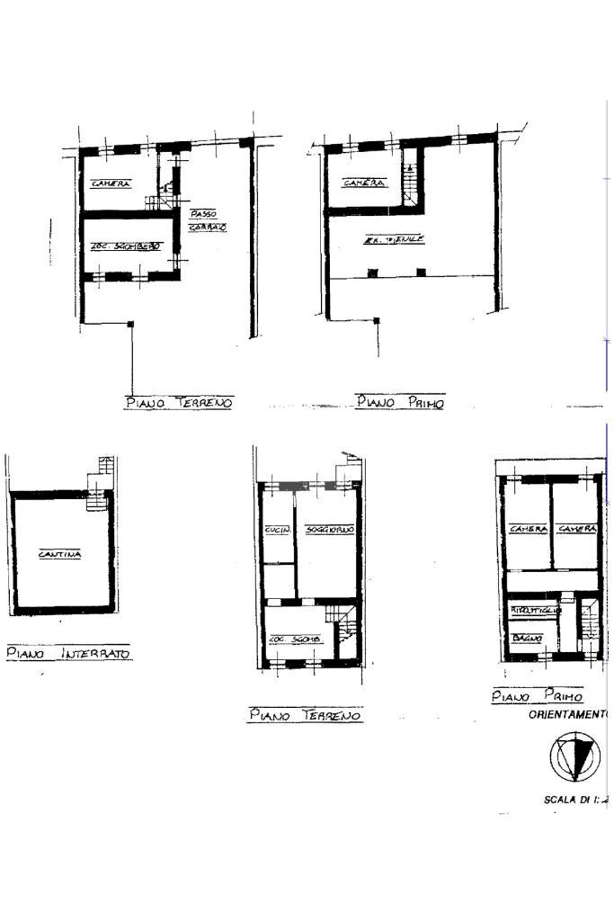 Casa semi indipendente Via roma, Casorzo - planimetria 1