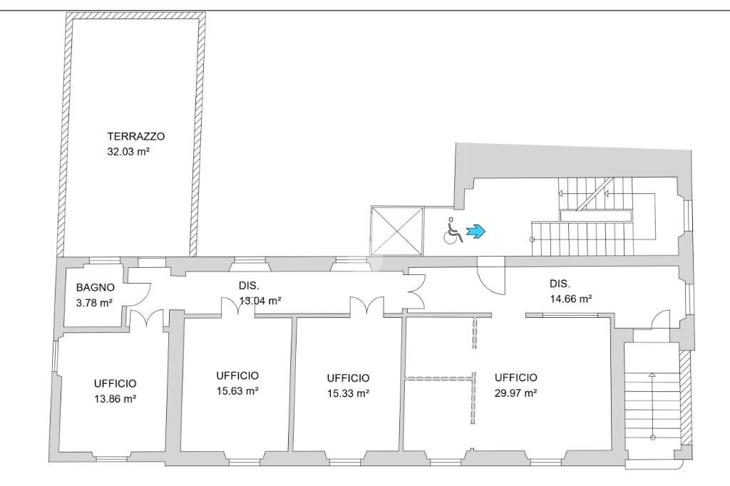 Ufficio via trento, Scandiano - planimetria 1