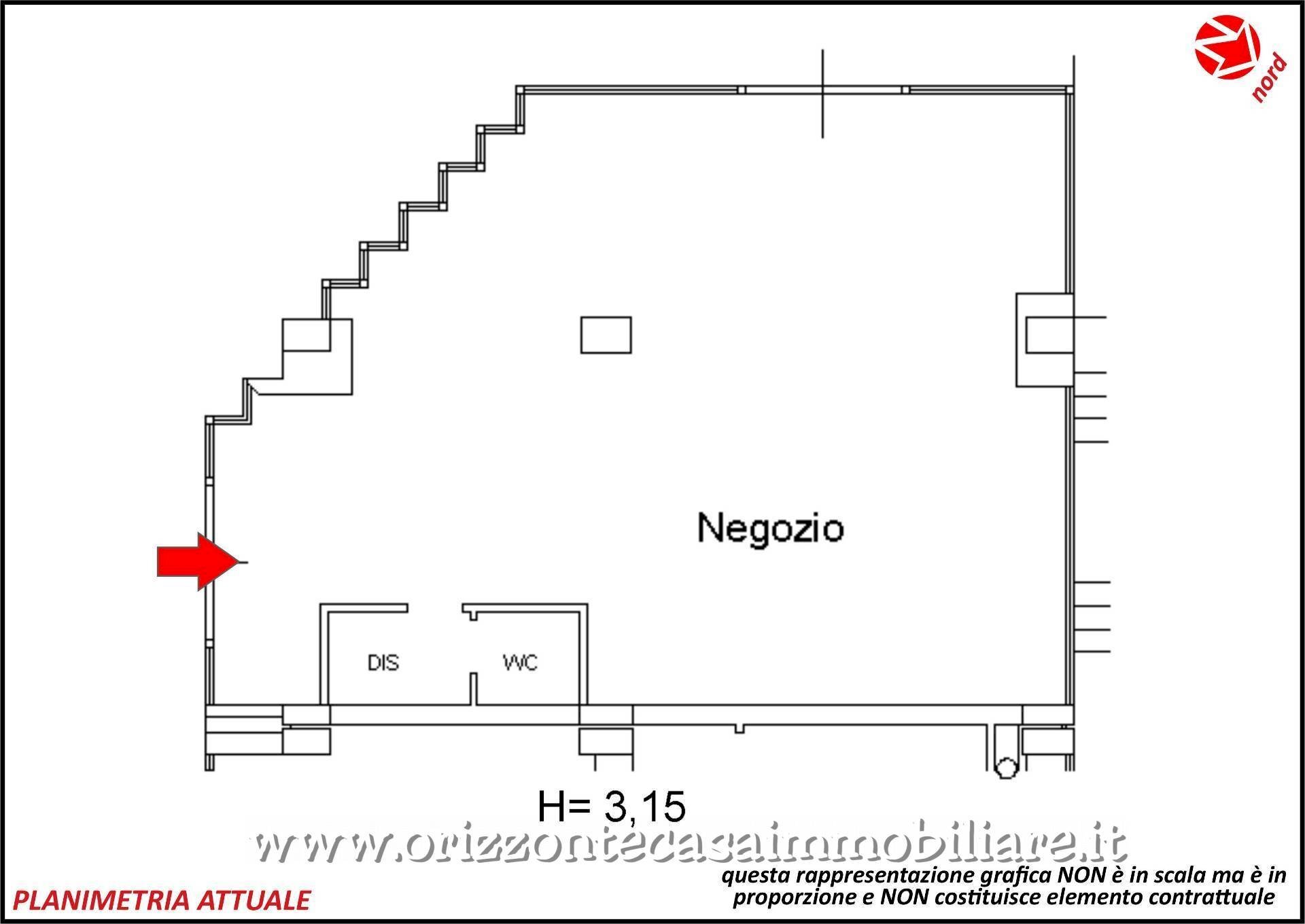 Foto 17 - Commercial Premises PIAZZA SIMON BOLIVAR, Folignano - floor plans 1