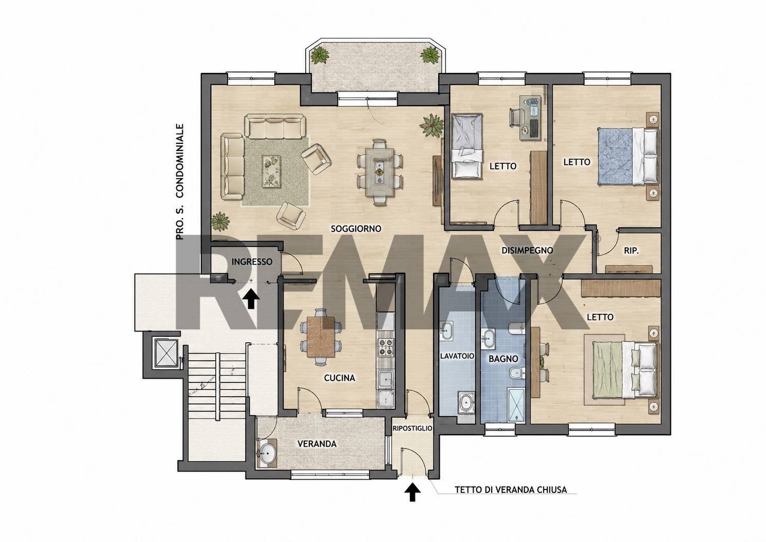 Pianta 2D - Apartment Piazza Salerno
 
5, Lecce - floor plans 1