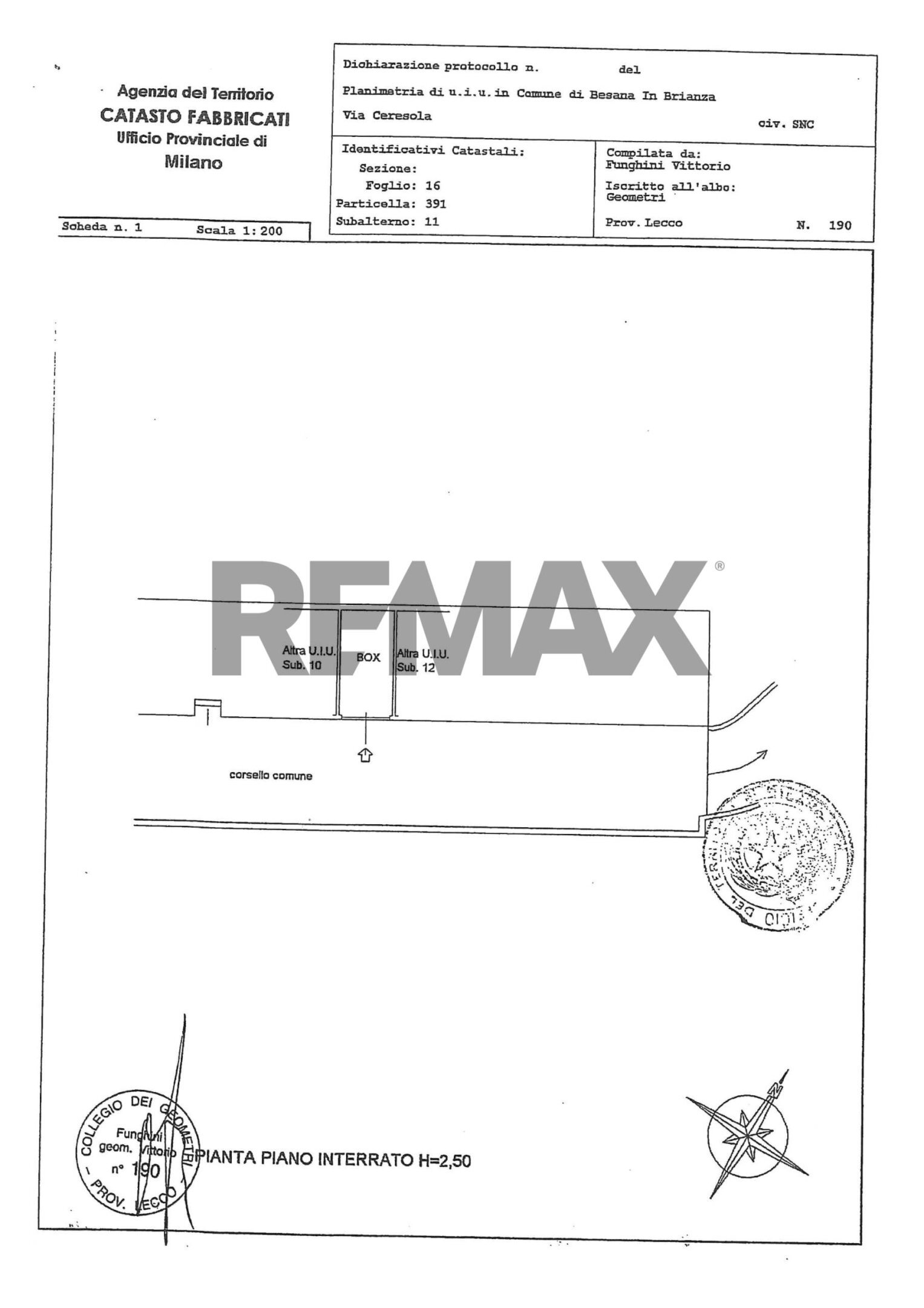 Pianta 2D - Three-room apartment via Ceresola
 
7b, Besana in Brianza - floor plans 1