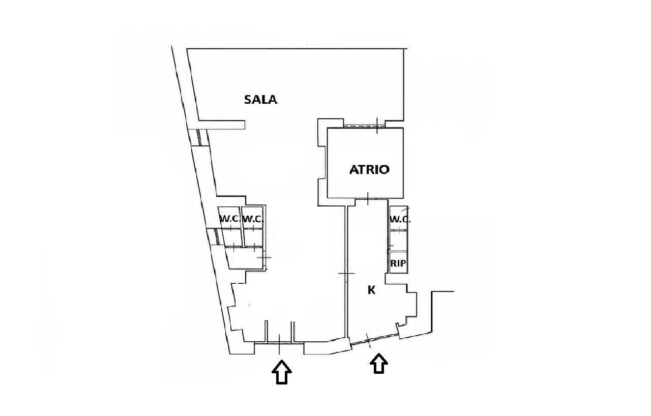 Shop Via Giovanni Simonetti, Martina Franca - floor plans 1