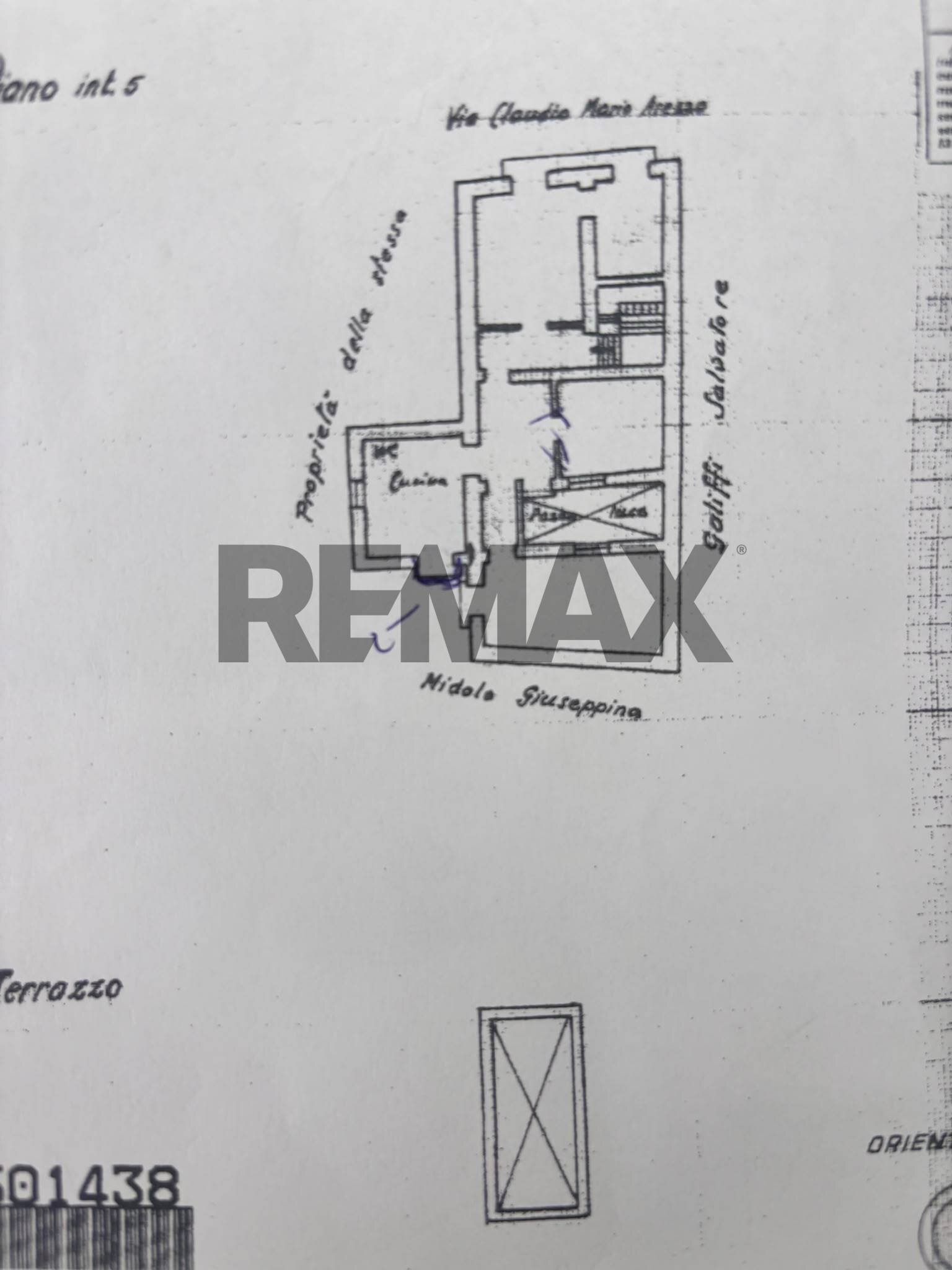 Pianta 2D - Casa semi indipendente Via Claudio Arezzo
 
11, Siracusa - planimetria 1