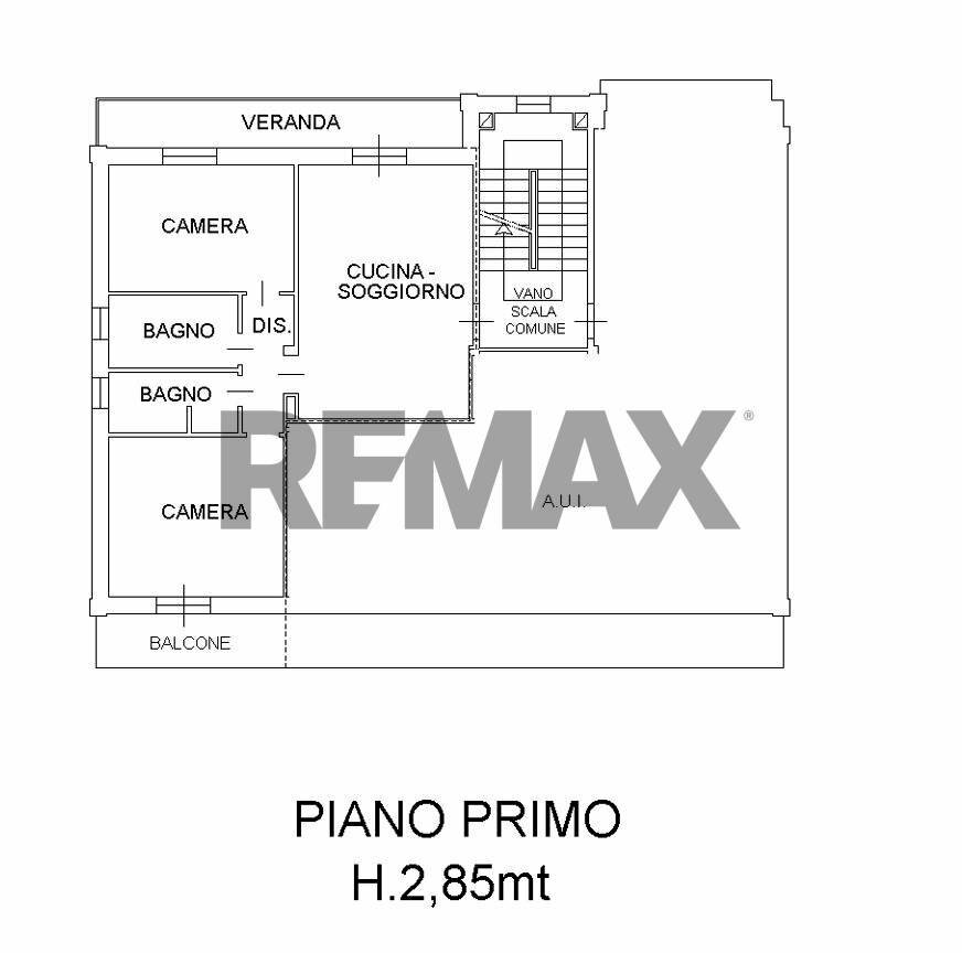 Pianta 2D - Three-room apartment via Emilia
 
2414, Longiano - floor plans 1