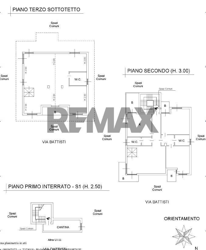Pianta 2D - Semi-detached house VIA CESARE BATTISTI
 
18, Settimo Milanese - floor plans 1