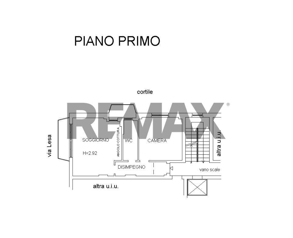 Pianta 2D - Bilocale Via Gianfranco Zuretti
 
64, Milano - planimetria 1