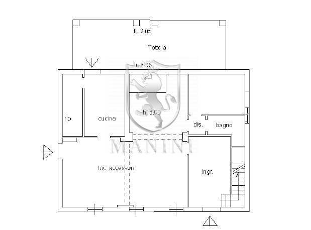Foto 56 - Rustic Via delle crete asciano
 
16, Asciano - floor plans 1