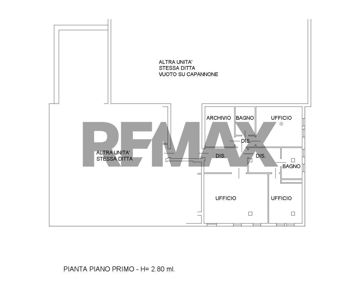 Pianta 2D - Stabile - Palazzo Via Del Progresso
 
8, Padova - planimetria 1
