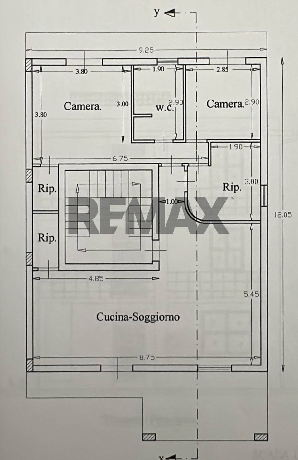 Pianta 2D - Casa semi indipendente contrada rigano
 
SNC, Misilmeri - planimetria 1