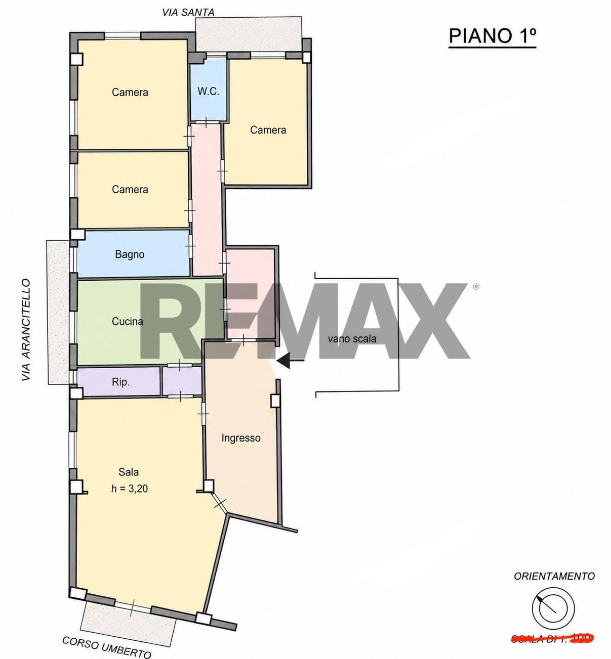 Pianta 2D - Apartment Corso Umberto I
 
50, Modica - floor plans 1