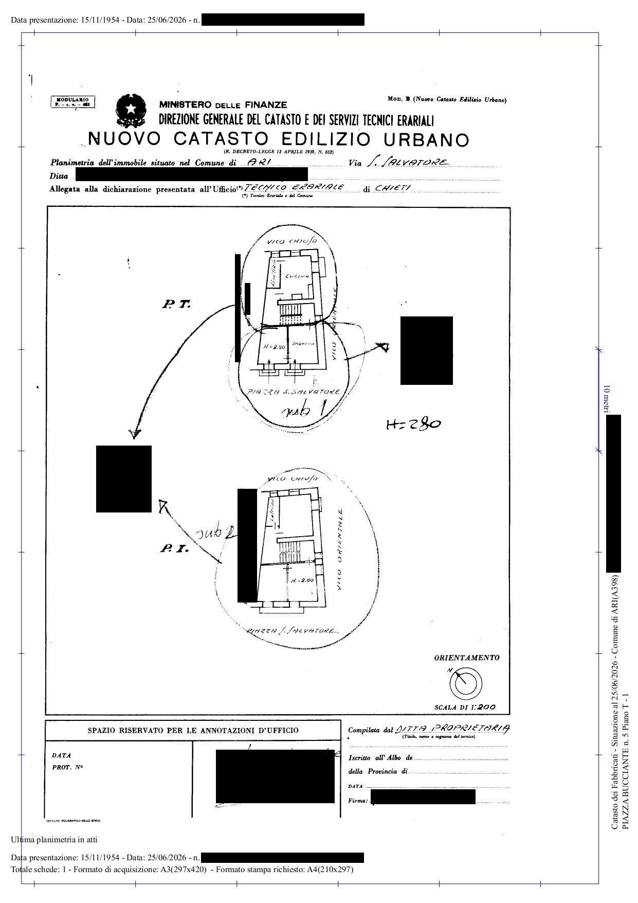 Foto 70 - Semi-detached house Piazza Bucciante
 
4, Ari - floor plans 1