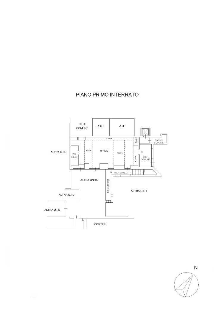 Office via Lorenzo Mascheroni, 27, Milano - floor plans 1